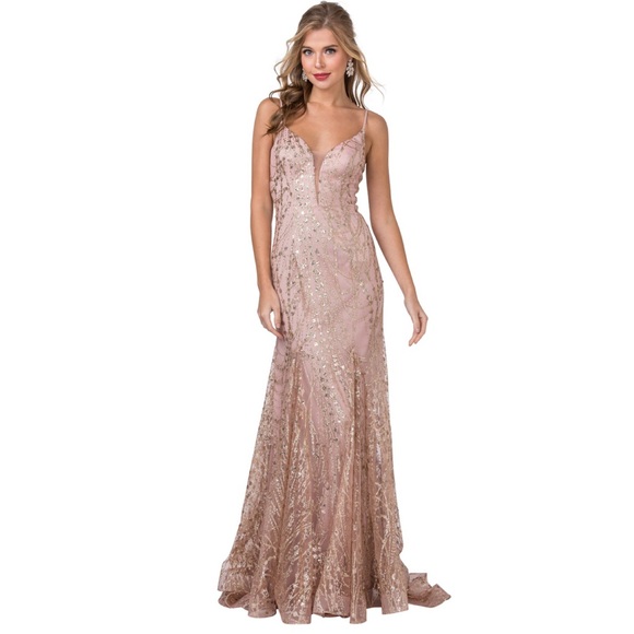 🆕NWT PROM BRIDESMAIDS Sequin Mermaid 🧜‍♀️ Dress - Picture 4 of 6